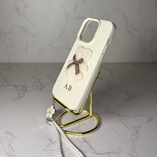 Capa iPhone Urso Peluche com nome