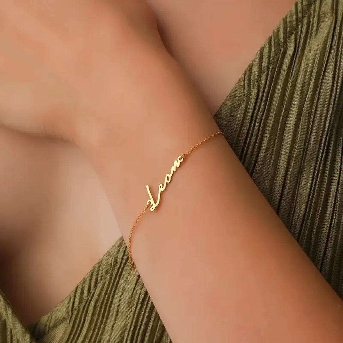 Pulseira Fina com Nome