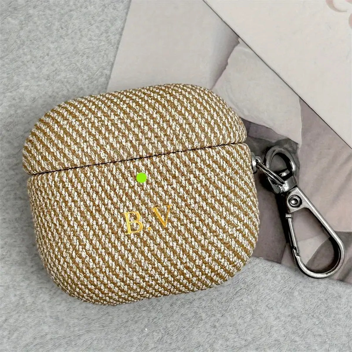 Capa AirPods Tecido às Riscas