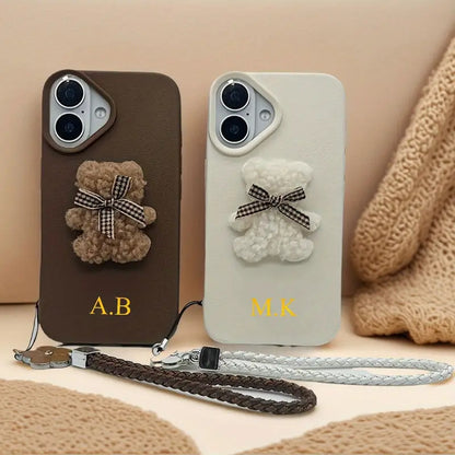 Capa iPhone Urso Peluche com nome