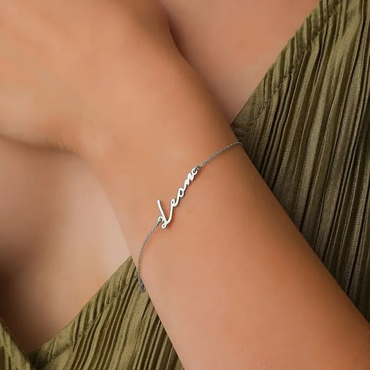 Pulseira Fina com Nome