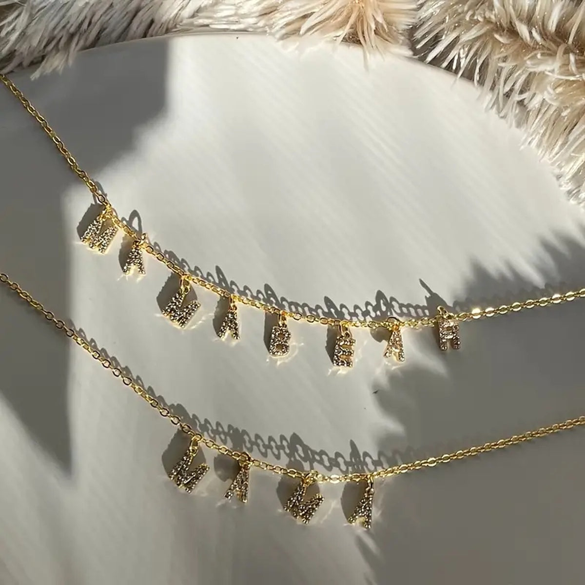 Colar com Nome e Brilhantes