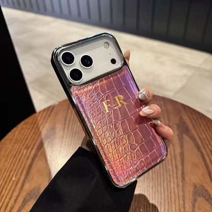 Capa iPhone Croco Holográfica