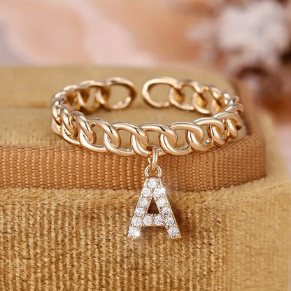 Anel Pendente com Brilhante