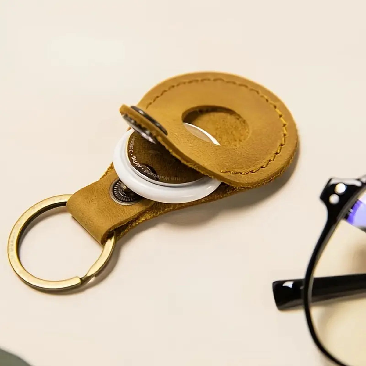 Porta-Chaves AirTag Com Iniciais